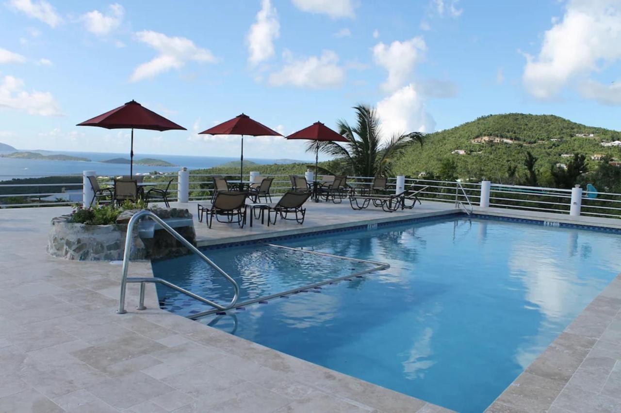 Serene Cruz Bay Villa Sep Mstr Kg Suite Stunning Sunsets Bagian luar foto